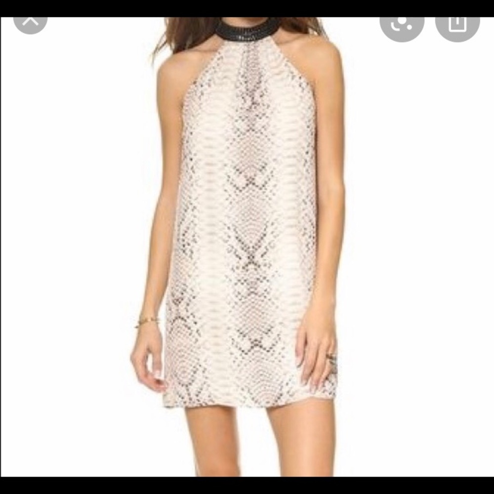 Haute Hippie Snake Print Dress Sz Small